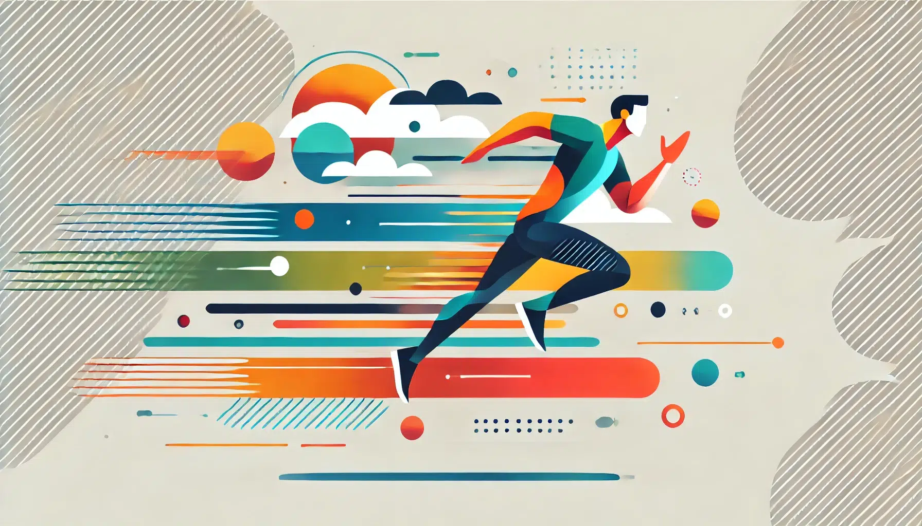 Installer une culture du progrès dans son équipe Produit 3 Illustration colorée inspirée de la course – installer une culture du progrès dans une équipe Produit